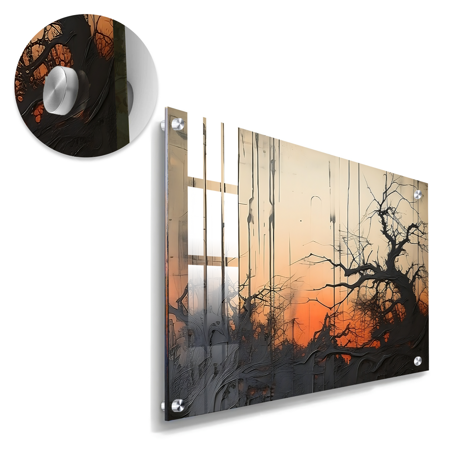 Gothic Tree Luxury Wall Art Painting