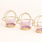 Set Of 3 Circle Votive Candle Holders