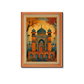 Ancient Mughal Architecture Mehal  Wood Print Wall Art 18x23 Inches