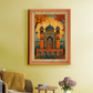 Ancient Mughal Architecture Mehal  Wood Print Wall Art 18x23 Inches