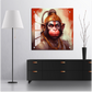 Hanuman Idol Wood Print Wall Art