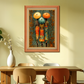 African Ladies With Umbrella Wood Print Wall Art 18x23 Inches