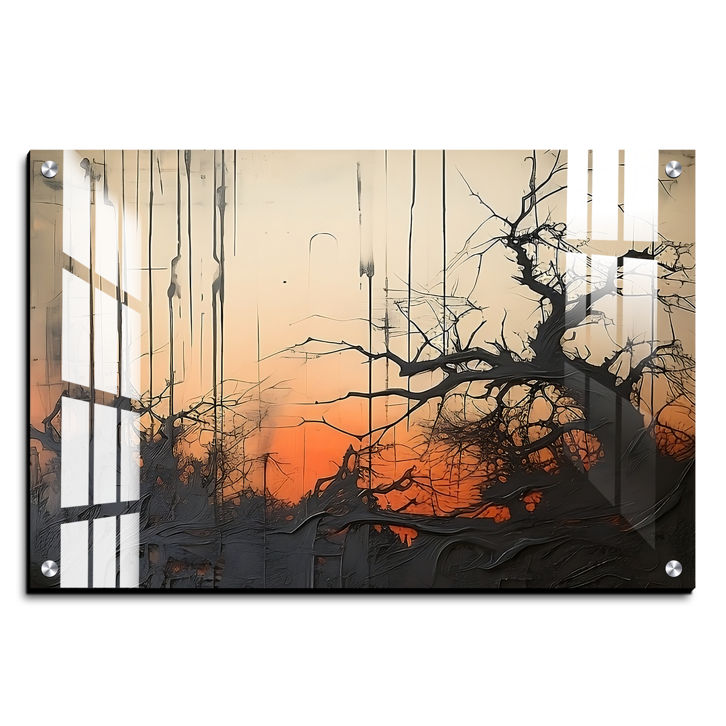 Gothic Tree Luxury Wall Art Painting