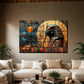 Egyptian Pharaoh With a Snake on His Head Wood Print Luxury Wall Tiles Set