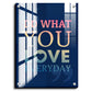 Do What You Love Inspired Quotes Wood Print Wall Art