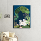 Pichwai Cow Painting Wood Print Wall Art