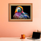 Mandarin Duck Living Life In Nature Wood Print Wall Art 23x17.5 Inches