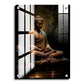 Meditating Buddha Wood Print Wall Art