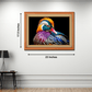 Mandarin Duck Living Life In Nature Wood Print Wall Art 23x17.5 Inches