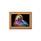 Mandarin Duck Living Life In Nature Wood Print Wall Art 23x17.5 Inches