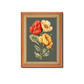 Colorful Flowers Wood Print Wall Art 18x23 Inches