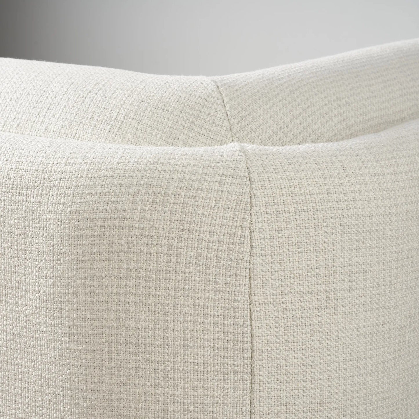 Chestnut White Woven 2-Seater Fabric Sofa