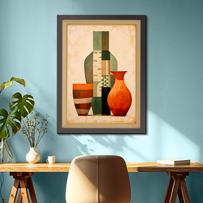 Still Life Boho Vibes Wood Print Wall Art 18x23 Inches