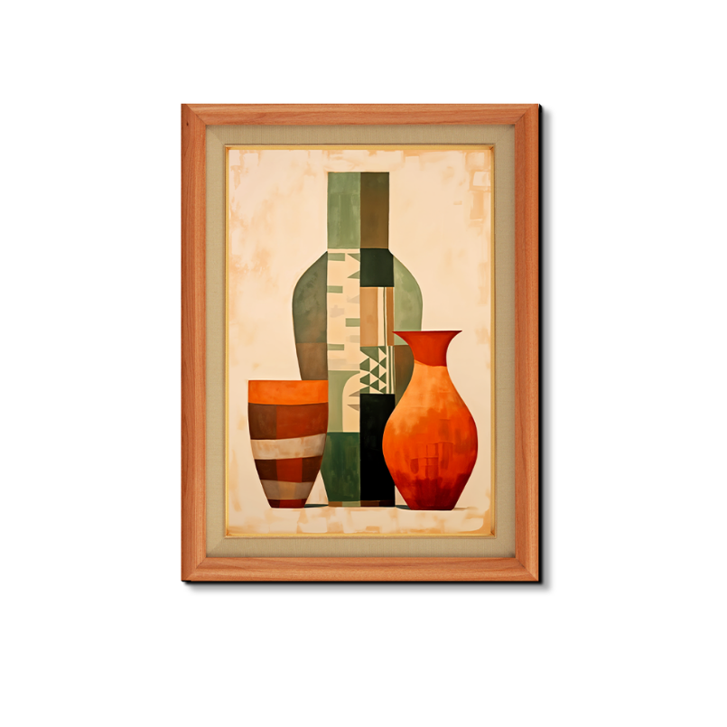 Still Life Boho Vibes Wood Print Wall Art 18x23 Inches