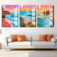 Ocean Odyssey Gallery Wood Print Wall Art Set of 3