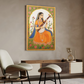 Maa Saraswati Ji Modern Wood Print Wall Art