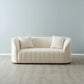 Cream Fabric 2-Seater Luxurious Sofa