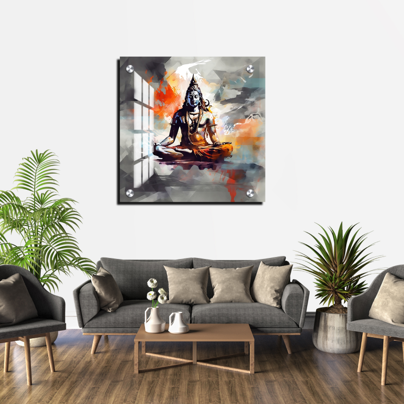 Shiva Ji Mahadev Wood Print Wall Art