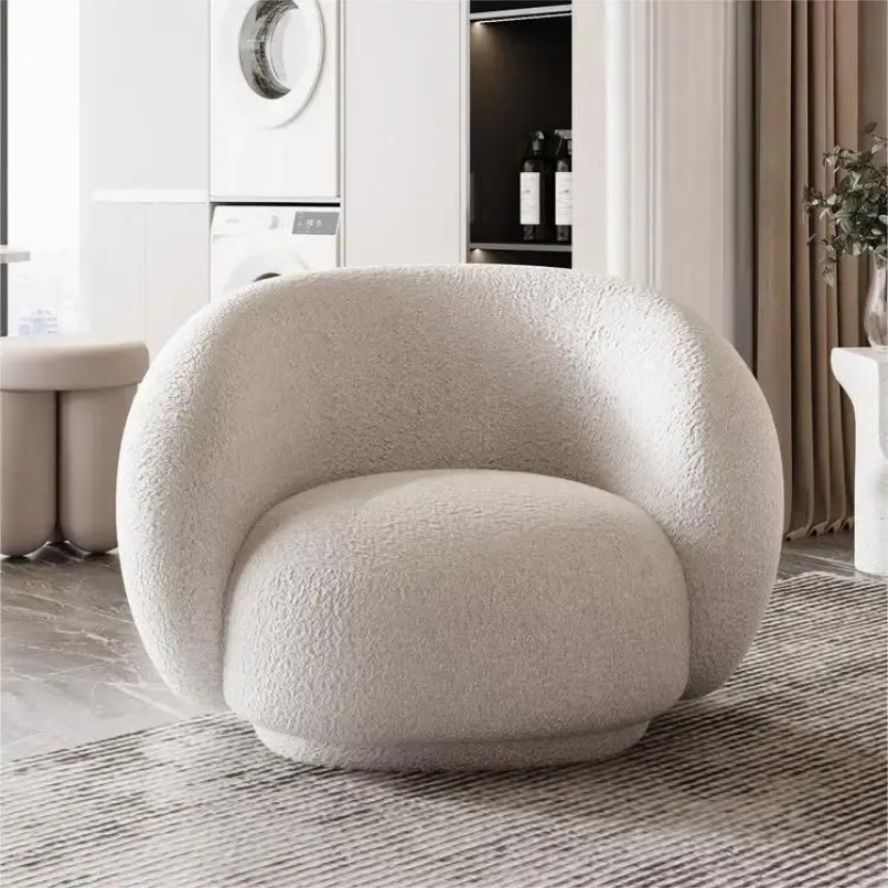 Small Teddy Boucle Lounge Leisure Chair