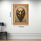 Metallic Eagle Wood Print Wall Art 18x23 Inches