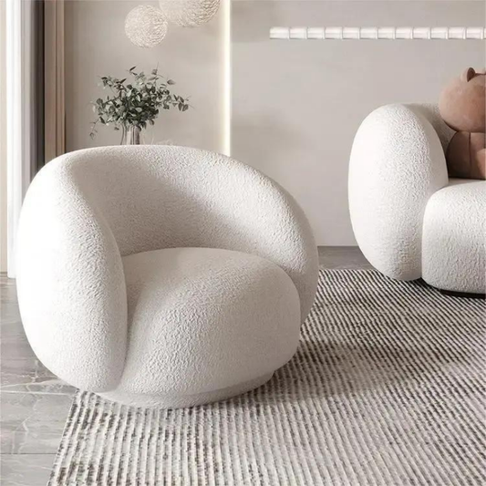 Small Teddy Boucle Lounge Leisure Chair