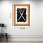 Two Swords Vectors Vintage Wood Print Wall Art 18x23 Inches