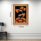 African Maasai Masai Calabashes and Gourds Wood Print Wall Art 18x23 Inches