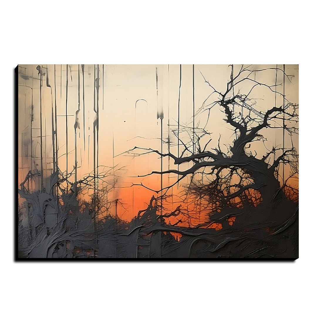 Gothic Tree Luxury Wall Art Painting