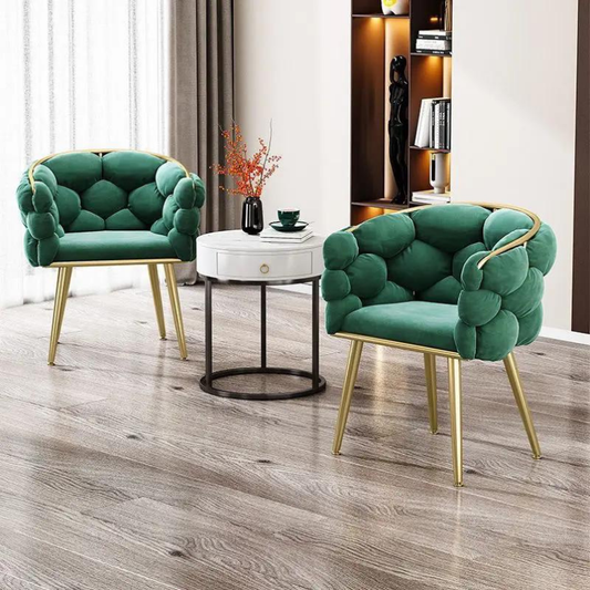 Premium Design Seat With Gold Legs Armchair