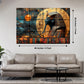 Egyptian Pharaoh With a Snake on His Head Wood Print Luxury Wall Tiles Set