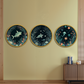 Aquarium Set Of 3 Circular Wood Print Wall Art 15x15 Inches Each