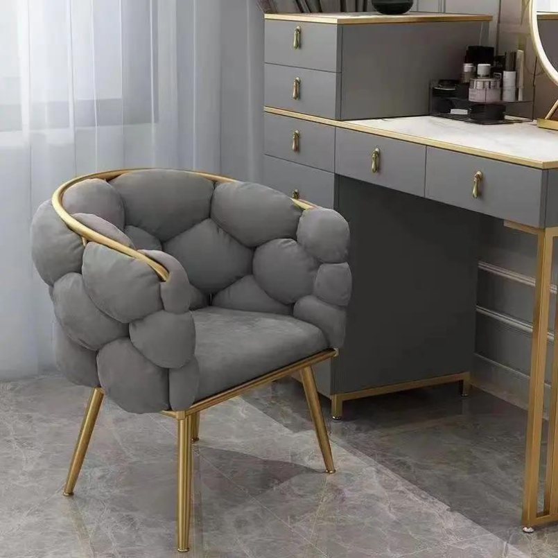 Premium Design Seat With Gold Legs Armchair