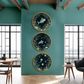 Aquarium Set Of 3 Circular Wood Print Wall Art 15x15 Inches Each