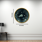 Aquarium Set Of 3 Circular Wood Print Wall Art 15x15 Inches Each