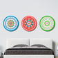 Set of 3 Mandala Wood Print Wall Art 18 Inch Each