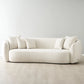 Cream Boucle Luxurious 3-Seater Sofa