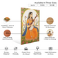 Maa Saraswati Ji Modern Wood Print Wall Art