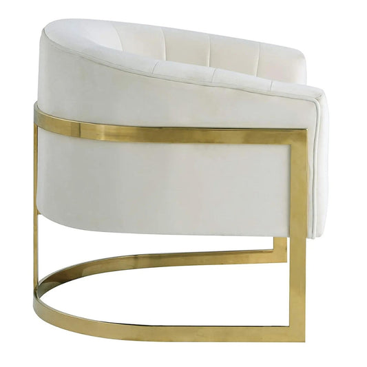 Modern Chair Gold Stainless Steel Armchair Sofa