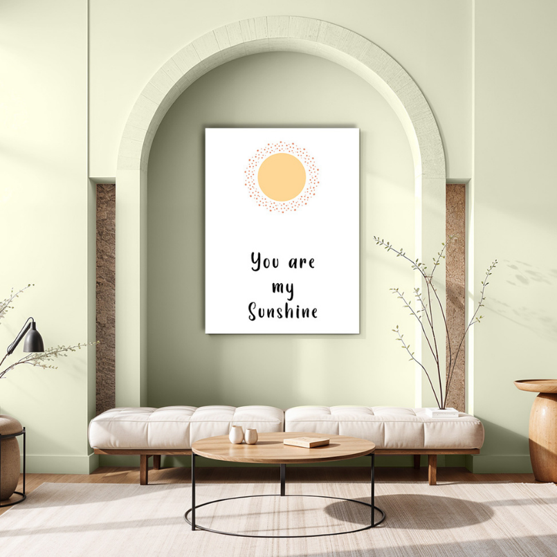 You Are My Sunshine Wood Print Wall Art