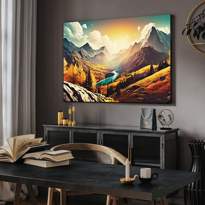 Nature Landscape Luxury Wall Painting