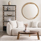 Cream Boucle 2-Seater Sofa