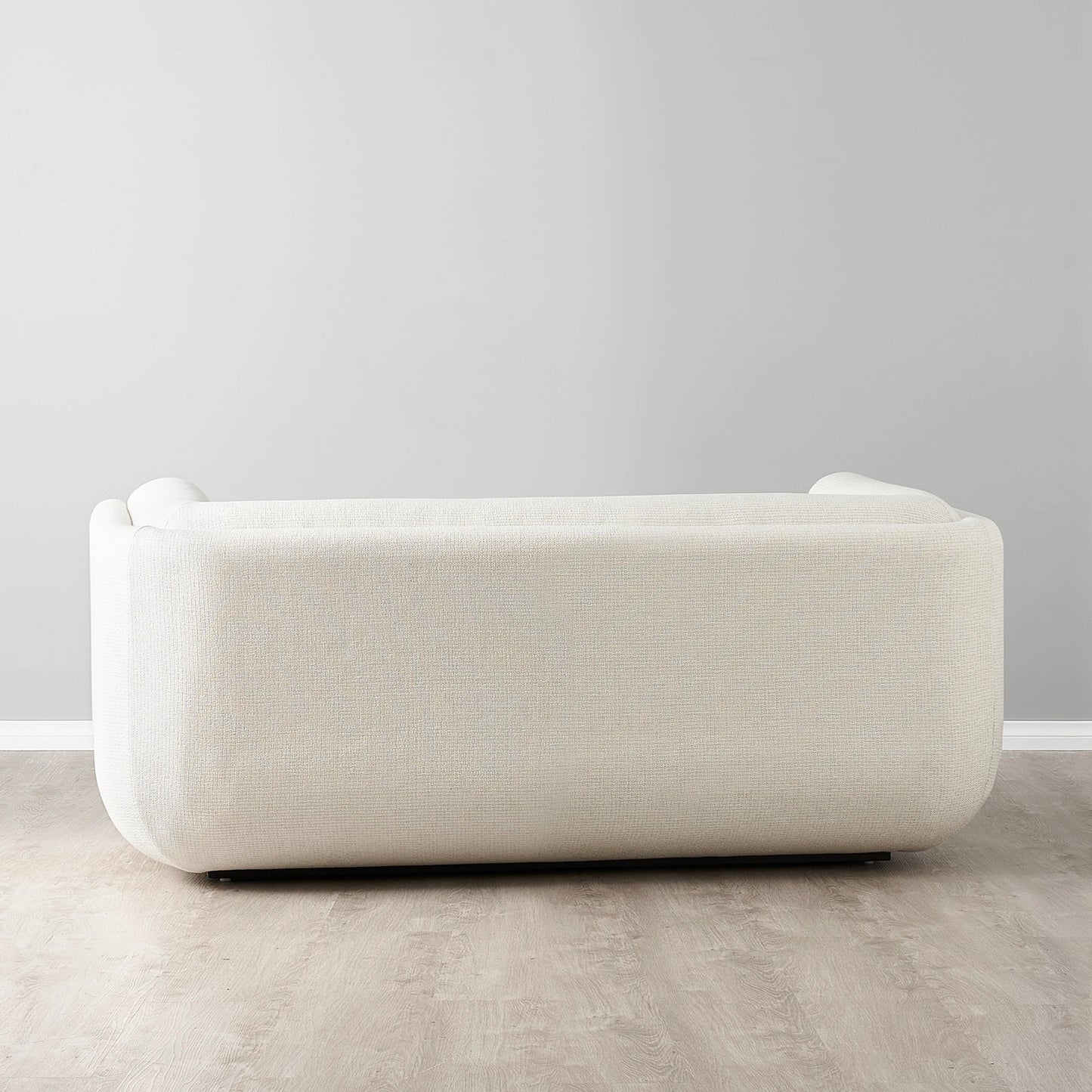 Chestnut White Woven 2-Seater Fabric Sofa