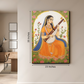 Maa Saraswati Ji Modern Wood Print Wall Art