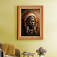 Old Chief of The Indian Tribe Wood Print Wall Art 18x23 Inches