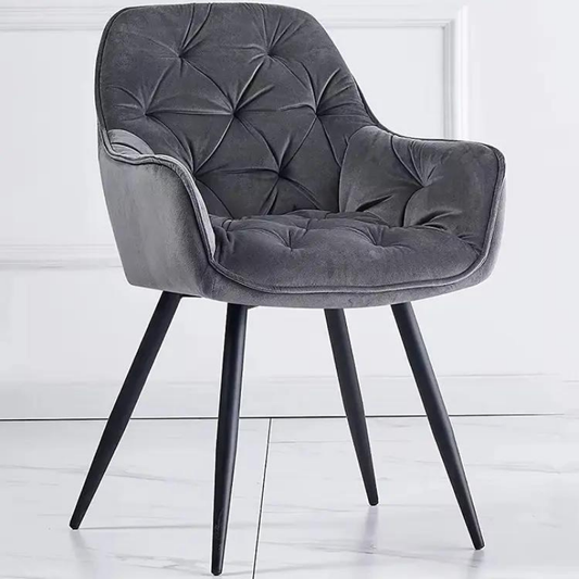 Velvet Soft Nordic Thick Luxury Padded Armchair