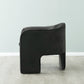 Mid-Century Modern Premium Velvet Armchair Charcoal