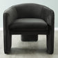 Mid-Century Modern Premium Velvet Armchair Charcoal