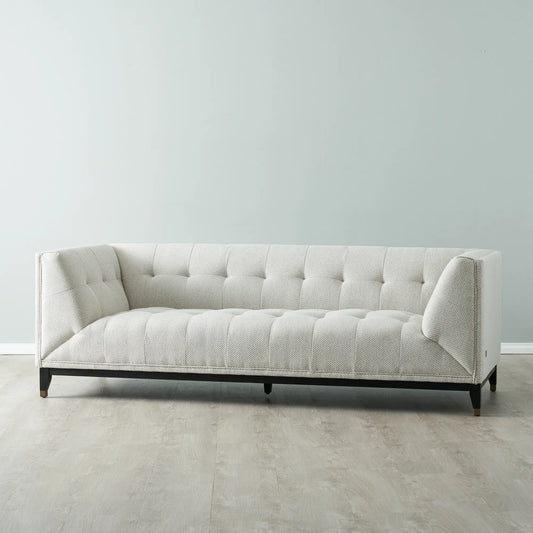 3 Seater Modern Fabric Sofa Grey