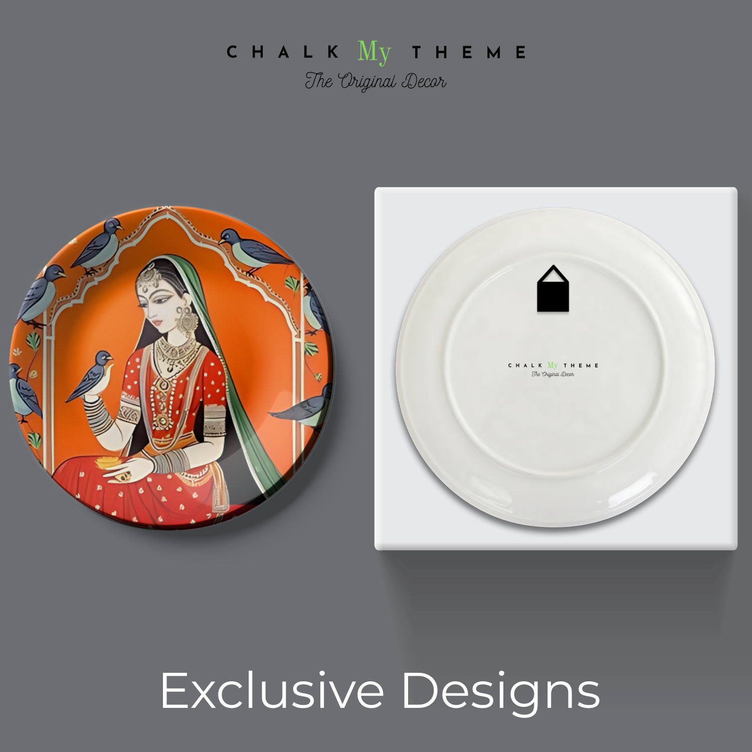 Traditional Women decorative plates