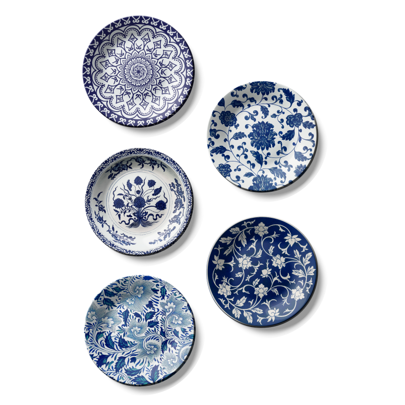 Stylish Set of 5 Rajasthani Royal Rabat Decorative Wall Plates